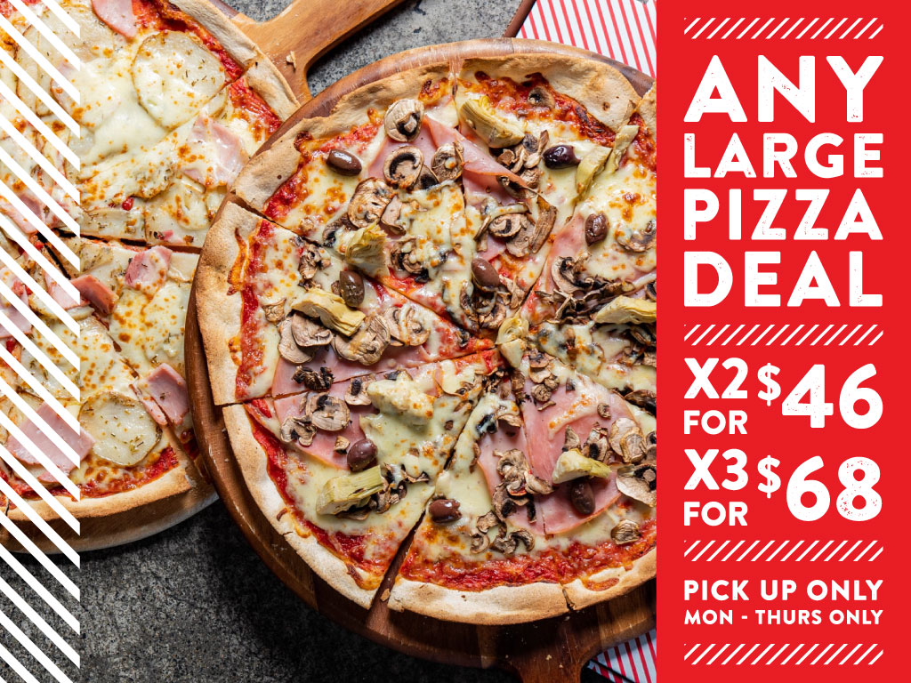 2 or 3 Large Pizza Deals