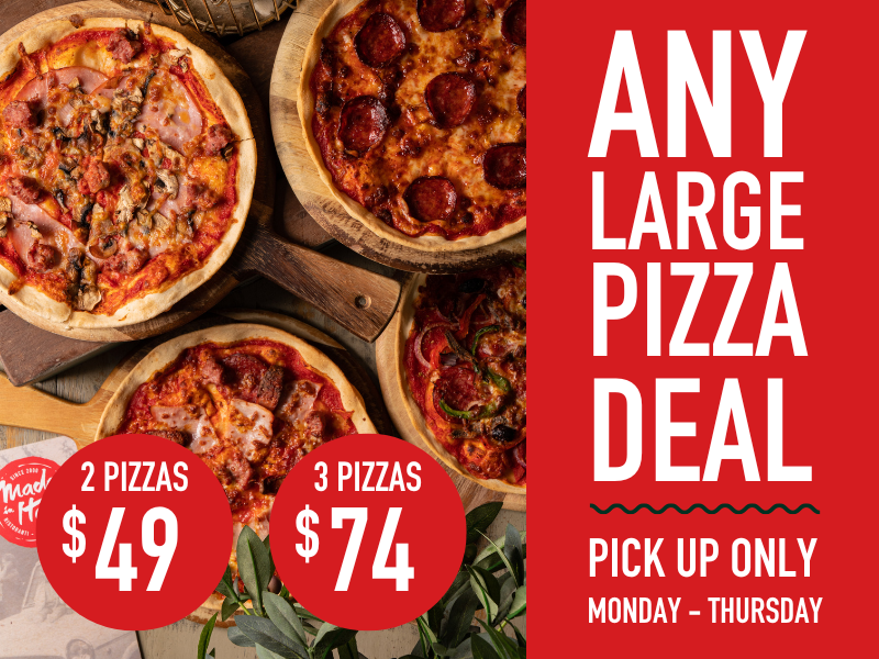 2 or 3 Large Pizza Deals