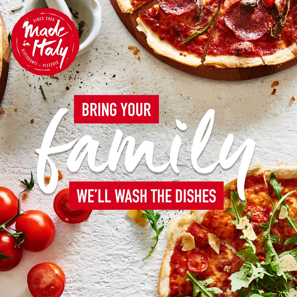 Italian pizza and pasta catering for corporate events and group dining in Sydney by Made In Italy
